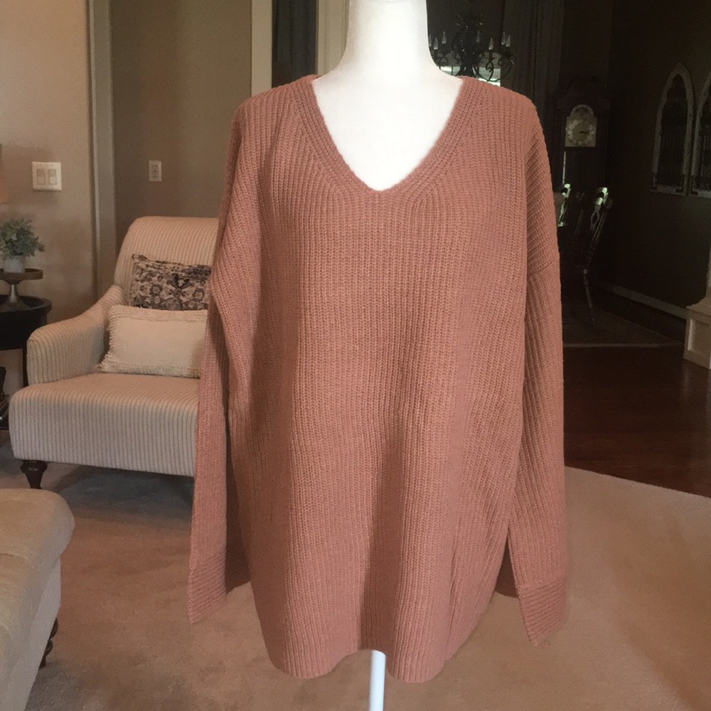 Listicle V Neck Bell Sleeve Pullover - Picture 4 of 10